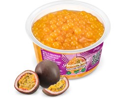 Inspire Food Company - Bubble tea - Bubble Tea Parels - Popping Boba Pearls - Popping Fruitparels - Passievrucht smaak - 450 gram