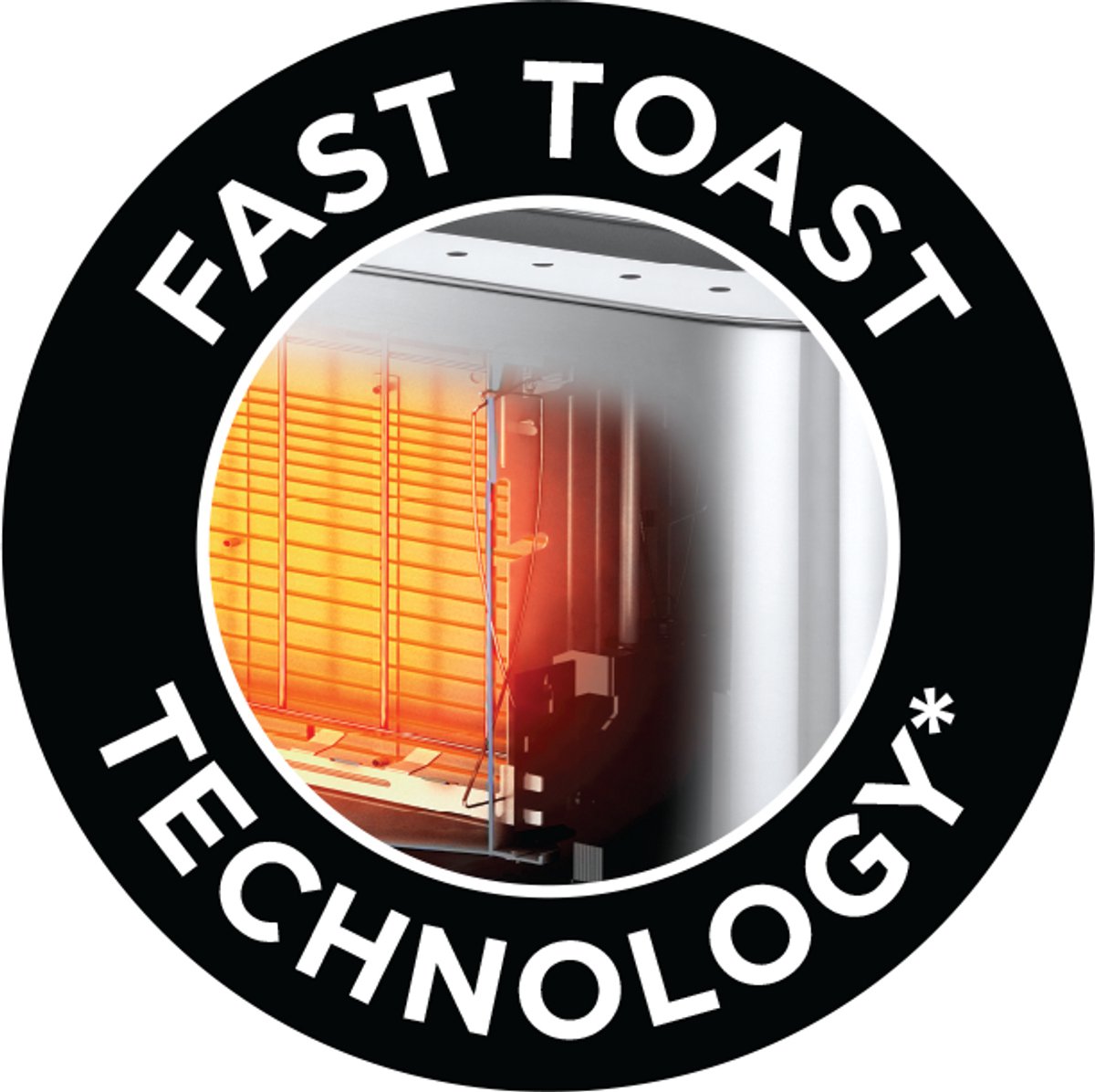 Russell Hobbs Broodrooster [lange sleuf voor 2 sneetjes brood] Elegance glas /roestvrij staal (extra brede broodsleuf, incl. opwarmrekje, 6 bruiningsniveaus ontdooi- & opwarmfunctie) 23380-56