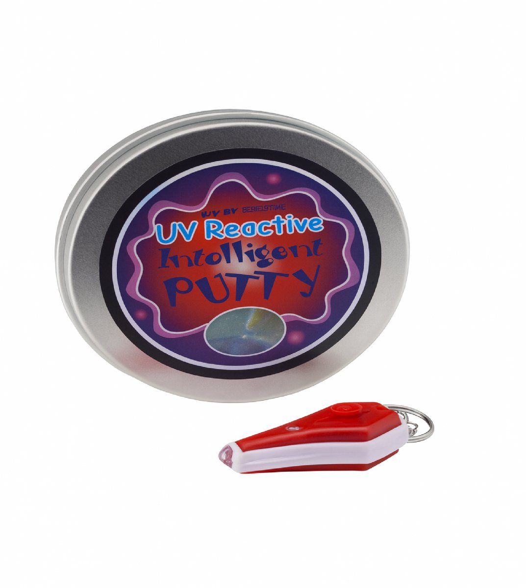 Tom Putty - Junior Uv Reactieve Putty - Paars