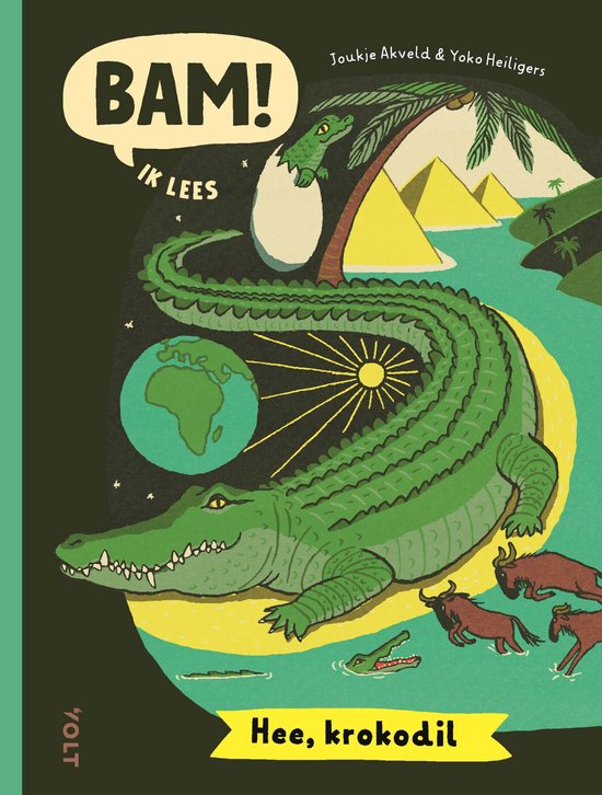 BAM! Ik lees - Hee, krokodil - cover