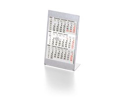 Bureaukalender / 3 maands kalender van edelstaal 2025