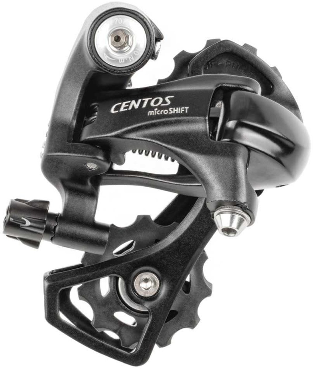 Microshift Centos Achterderailleur Zilver 10s / Max 35t