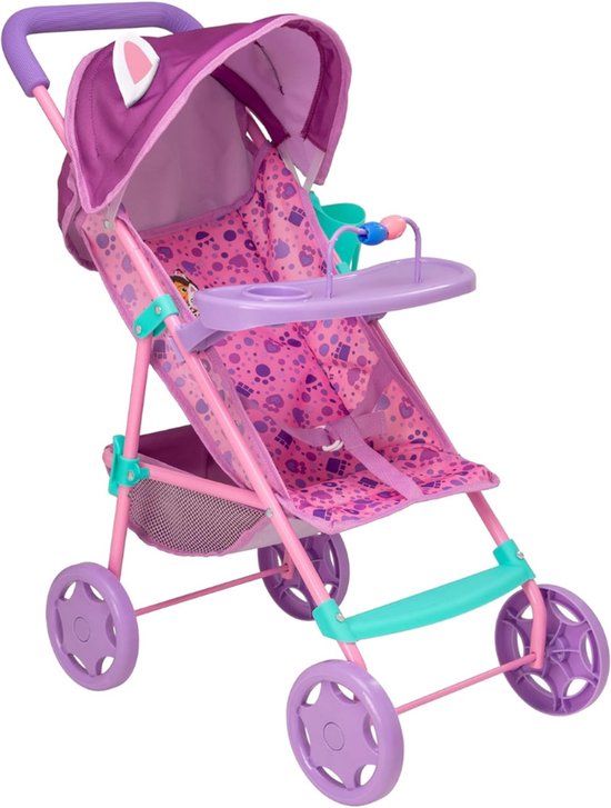 HTI Speelgoed & Spelletjes BabyBoo 4 In 1 Mijn Eerste Kinderwagen