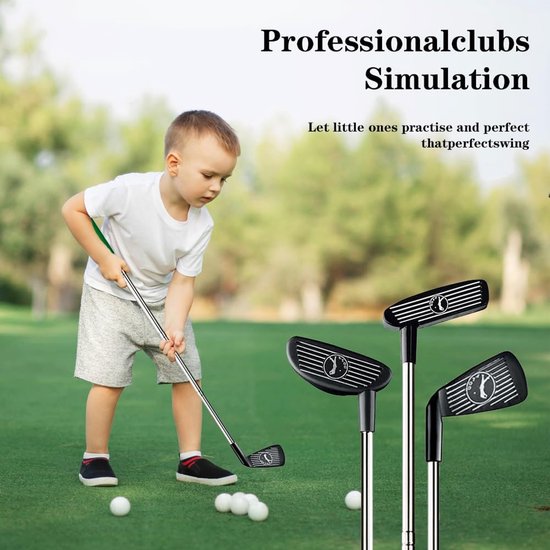 Mini Golf Set Toy voor Kinderen - Indoor en Outdoor Spel - Golf Koffer Spelletjes voor Meisjes en Jongens van MINI — afbeelding 3