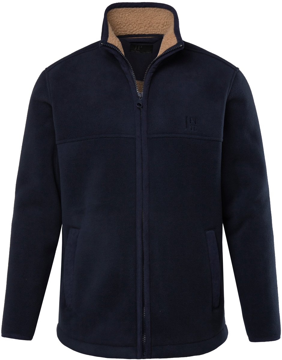 JAY-PI - Heren - Fleece jas outdoor level 4 fleece opstaande kraag - Navy blauw - Maat XXL