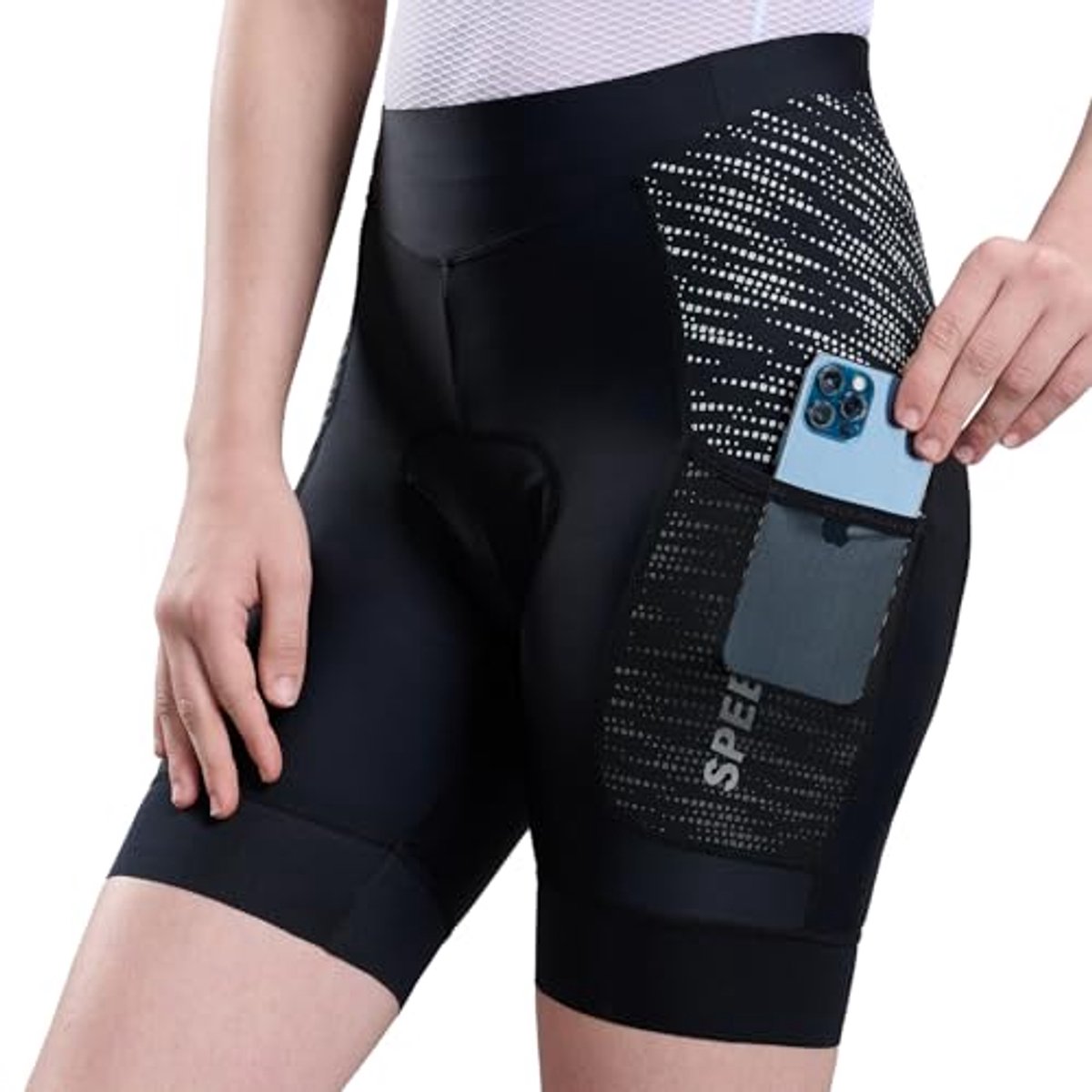 4D Gewatteerde Fietsshorts voor Dames - Ideaal voor Racefietsen en Mountainbiken met Antislip Beengrips en UPF 50+