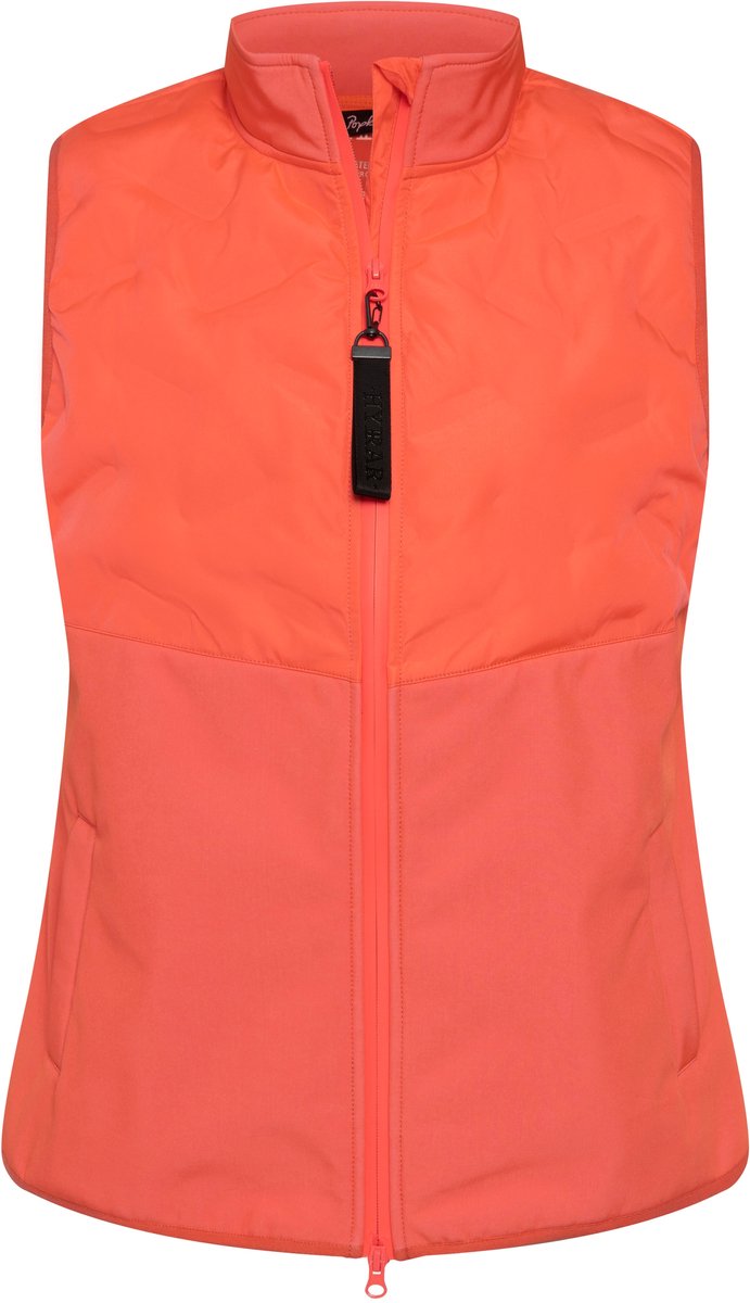 Ulla Popken - Dames - functioneel mouwloos softshelljack - Crazy coral - Maat 46+