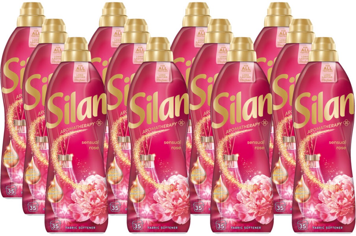 Silan Wasverzachter - Aroma Therapy - Sensual Rose 770ml - 12x35 Wasbeurten - Voordeelverpakking