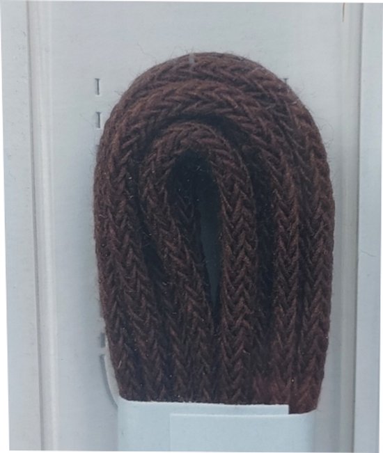 esnado Lederen band vlak vierkant 3 mm x 2 mm. Bruin. 20 m