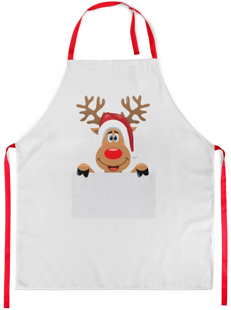 FEROCITY - Kinderschort Universele kindermaat Schildersschort - met klittenband - Unisex - Rendier
