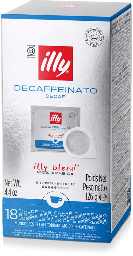 illy - E.S.E. servings decafé 12 x 18 stuks