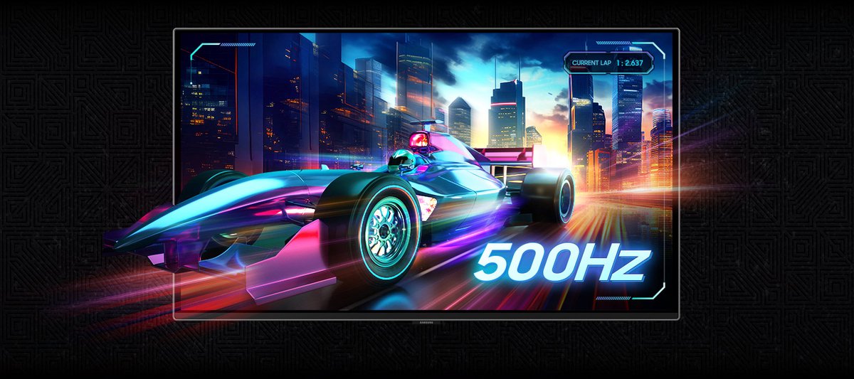 Samsung Odyssey G6 G812S Gaming Monitor 27" QHD 500Hz - afbeelding 3