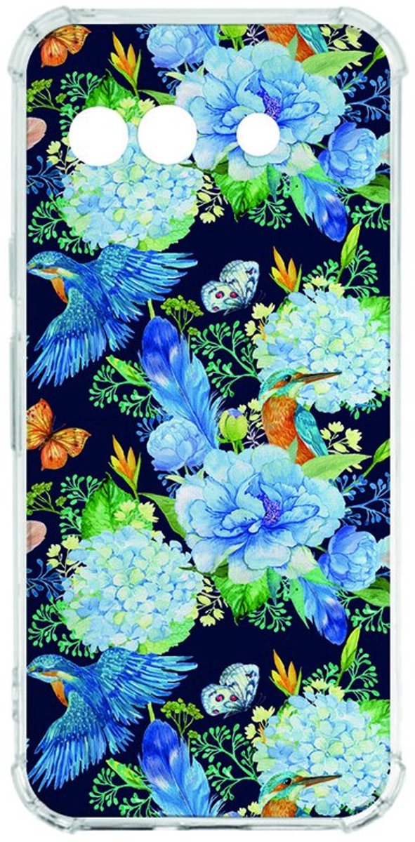 Google Pixel 9a Hoesje - IJsvogel TPU Antishock