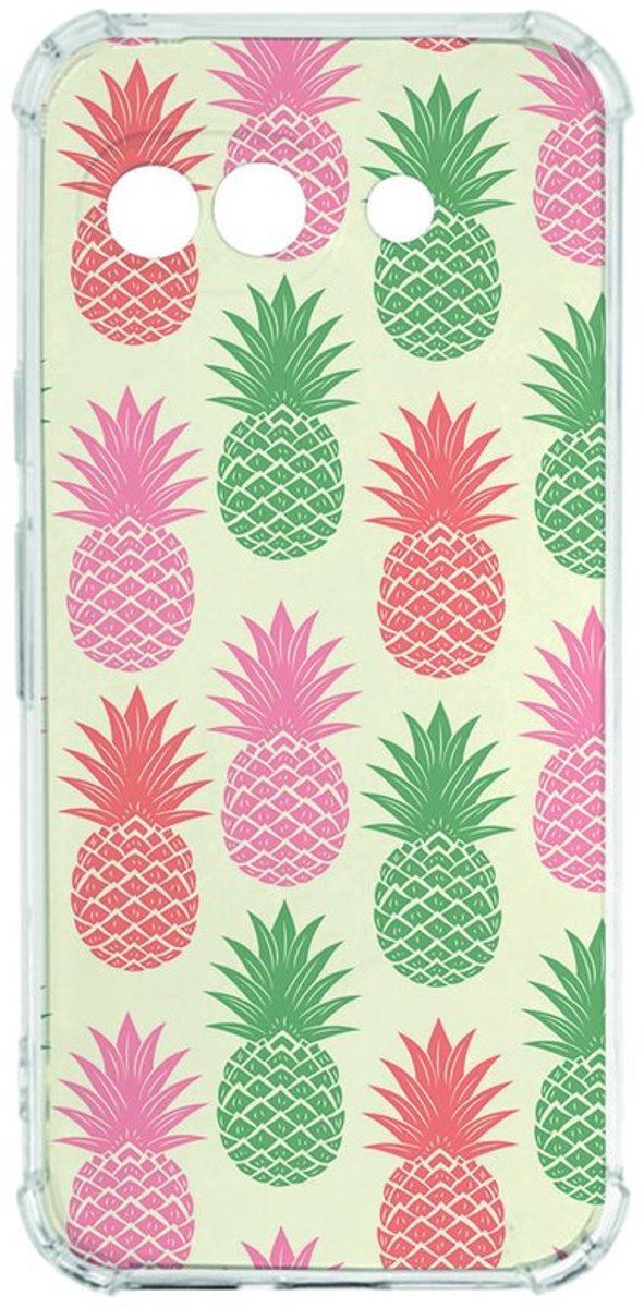 Google Pixel 9a Hoesje - Ananas TPU Antishock