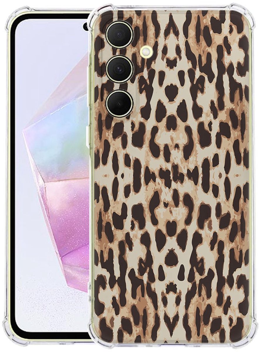 Samsung Galaxy A56 Hoesje - Leopard TPU Antishock