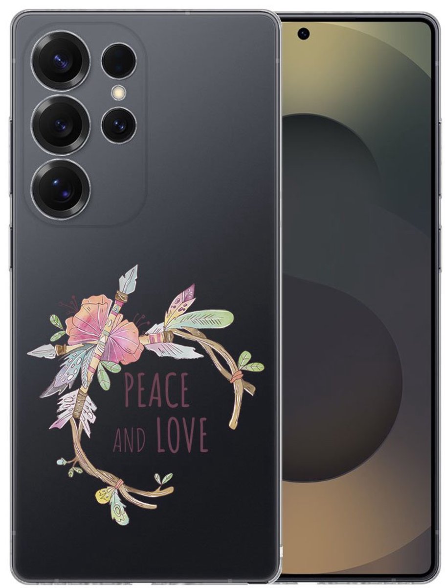 TPU Hoesje Samsung Galaxy S25 Ultra - Boho Text Backcover