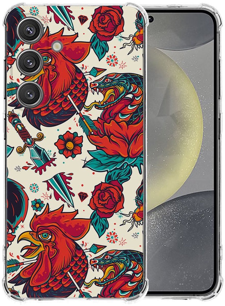 Samsung Galaxy S25 Plus Hoesje - Old Skool TPU Antishock