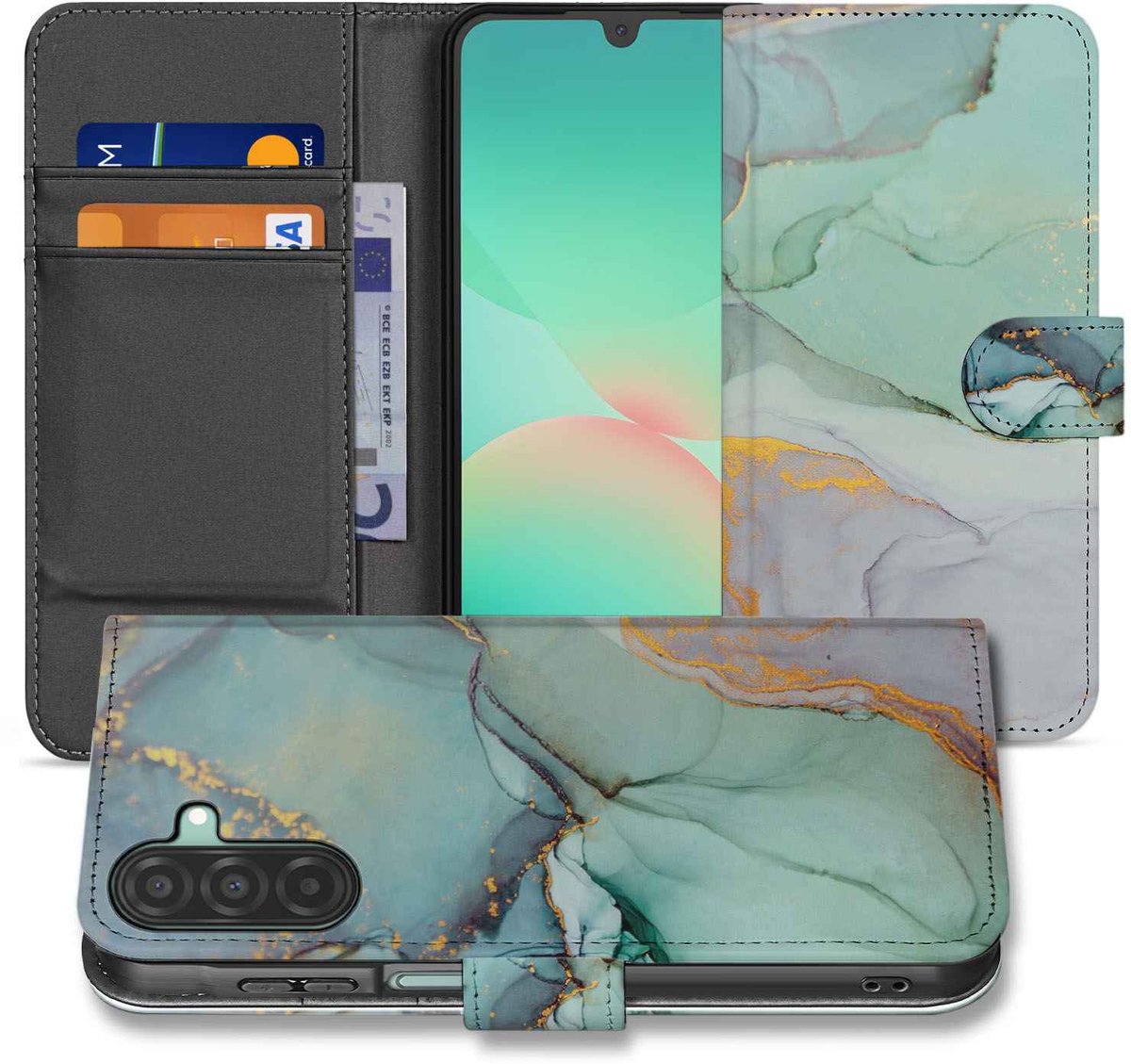 Samsung Galaxy A26 Watercolor Mix Book Case