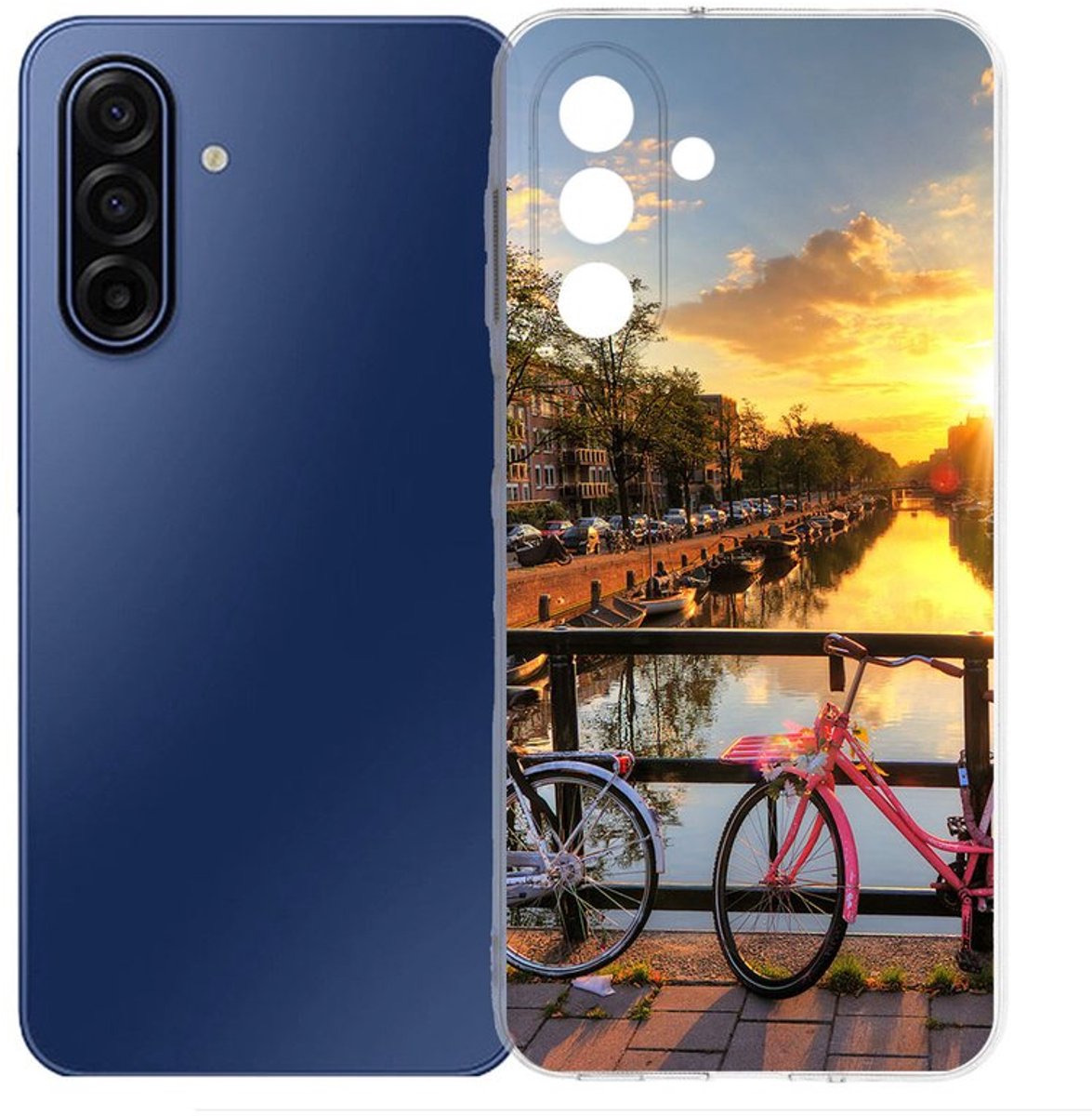 TPU Hoesje Samsung Galaxy A17 - Amsterdamse Grachten Backcover