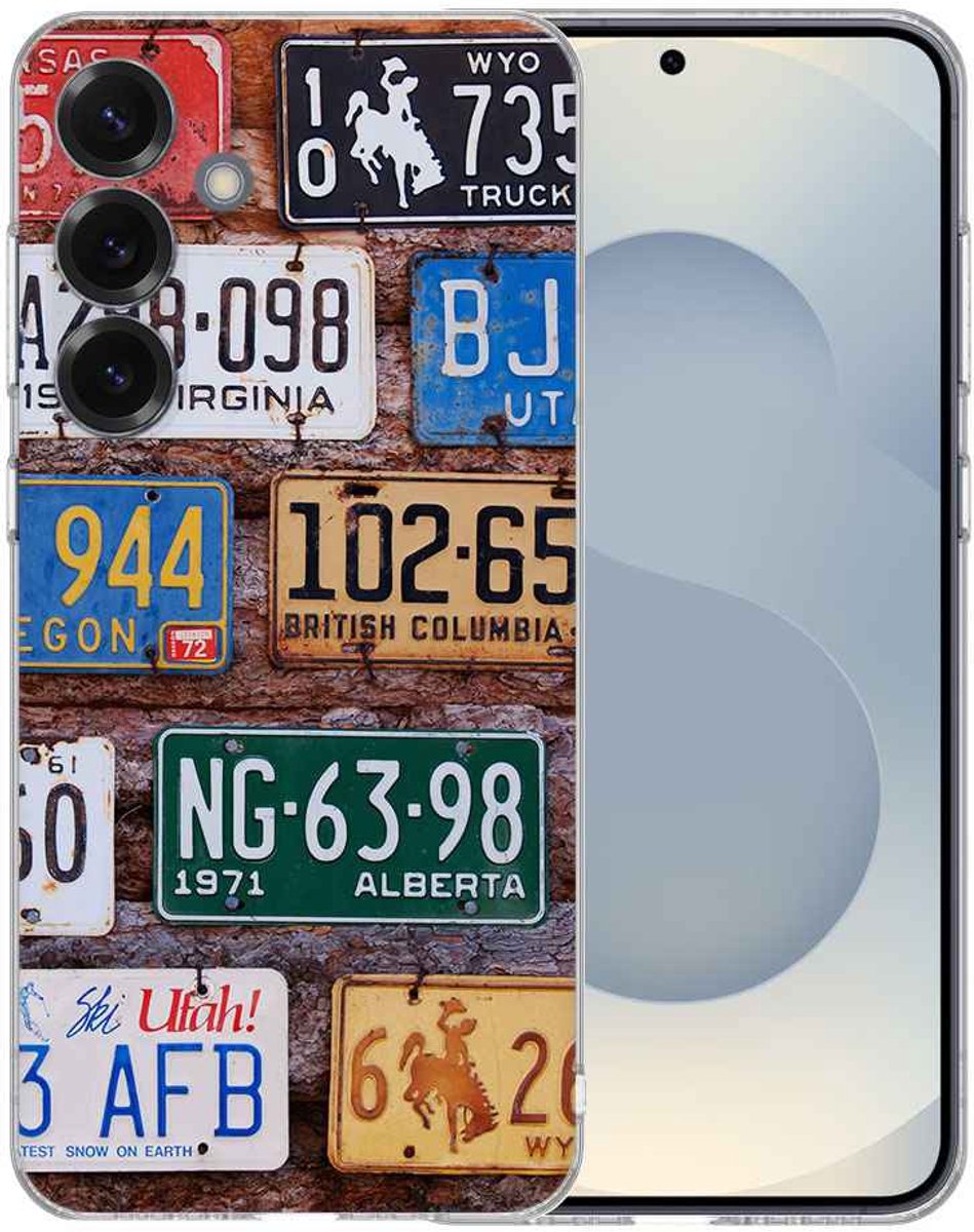TPU Hoesje Samsung Galaxy S25 - Kentekenplaten Backcover