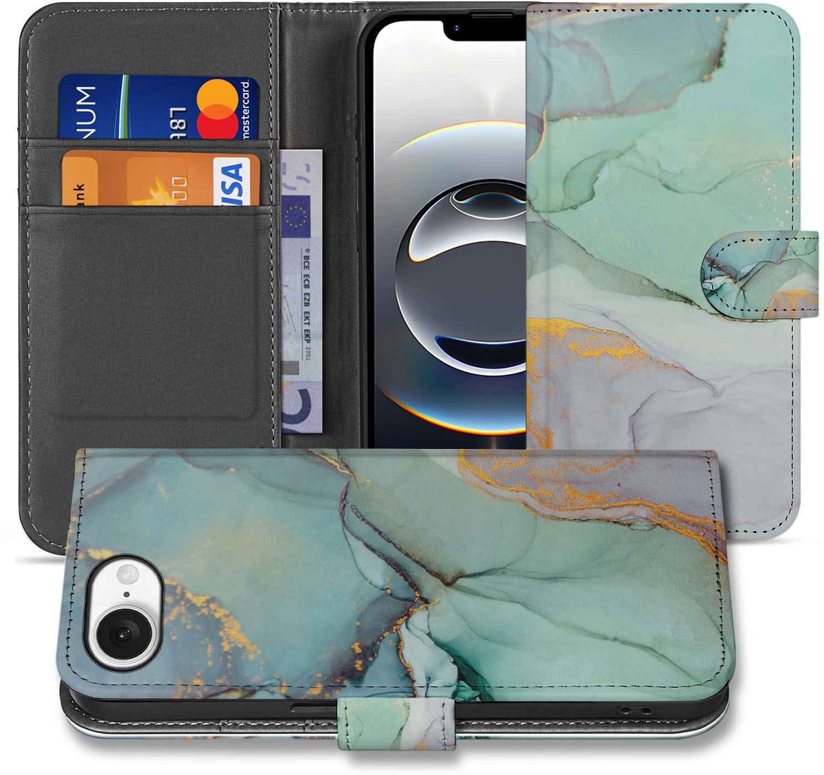 Hoesje voor iPhone 16e/17e Watercolor Mix
