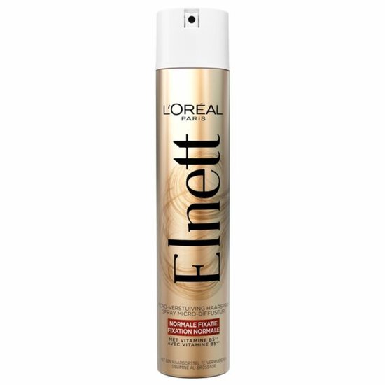 3x L'Oréal Elnett Satin Hair Spray Fixation Normale 400 ml