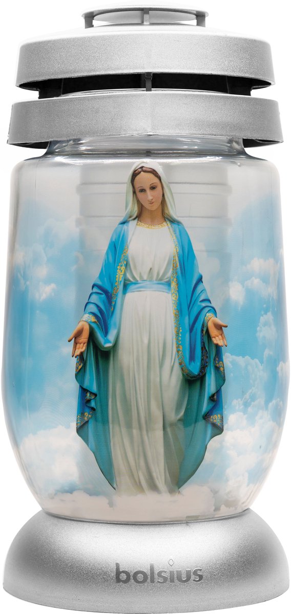 Bolsius Lantaarn 3S Maria Fatima (1 stuk)