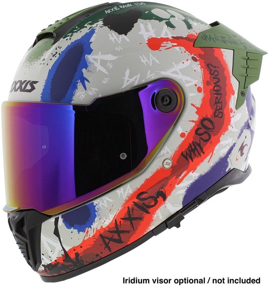 Axxis Hawk SV Evo Integraal helm Sick Joke S
