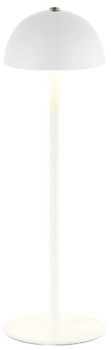Mushroom lamp - Retro tafellamp - Paddestoel lamp - Paddenstoel lamp - Tafellamp - Staal - Wit
