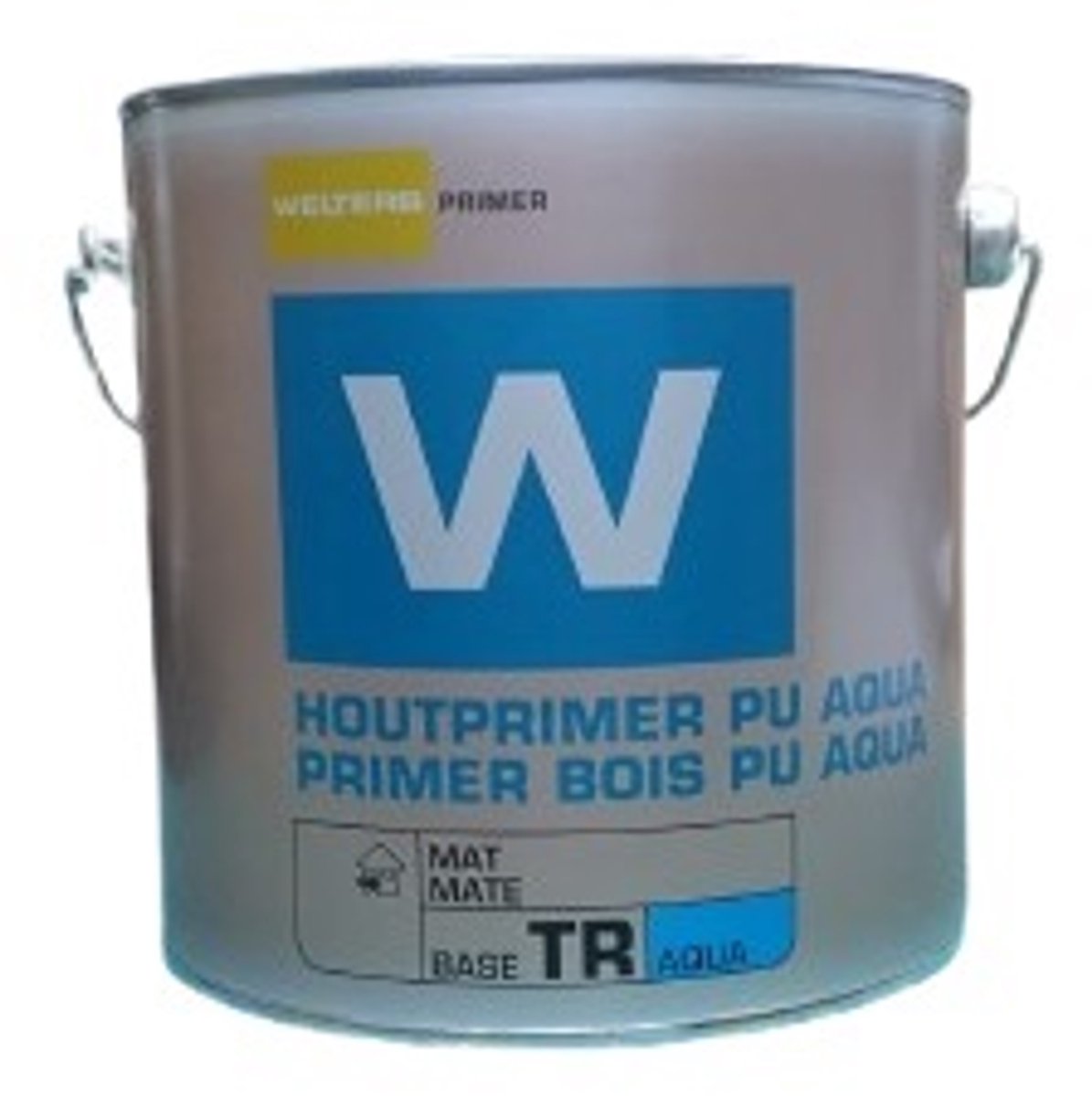 Welters Houtprimer pu Aqua wit 2.5 liter