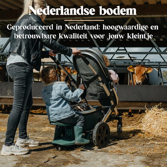 Kid-Sit Meerijdplankje - Universeel - Met Zitje - Buggyboard - Tot 4 jaar - Grijs van Kiddyloo — afbeelding 2