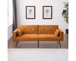 Pugsdrly Best Choice Products Gestoffeerde hoekbank voor huis, appartement, studentenkamer, extra kamer, compacte ruimtes Chaise longue, 2-zits, omkeerbare ottomanbank