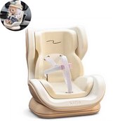 Caimco Plastic Autostoel voor Labubu Poppen - Créme - Veiligheidsstoel Decoratieve Schattige Bank voor Pluche Poppenspeelgoedornamenten - Accessoires voor Auto-Interieurluchtroosters Clip