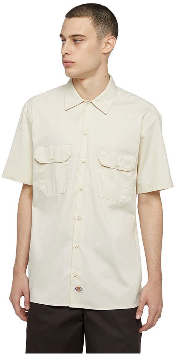 Dickies Work Recycled Overhemd Met Korte Mouwen S Man Grijs