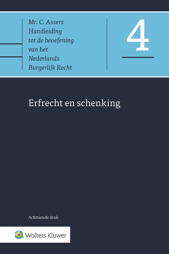 Asser-serie 4 - Erfrecht en schenking - cover