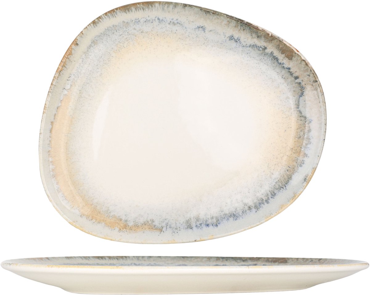 Bonna Dinerbord - Knidos - Porselein - 33 cm - set van 6