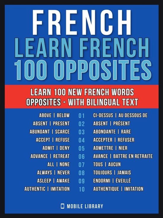 Learn French For Beginners 7 - French - Learn French - 100 O ... - cover