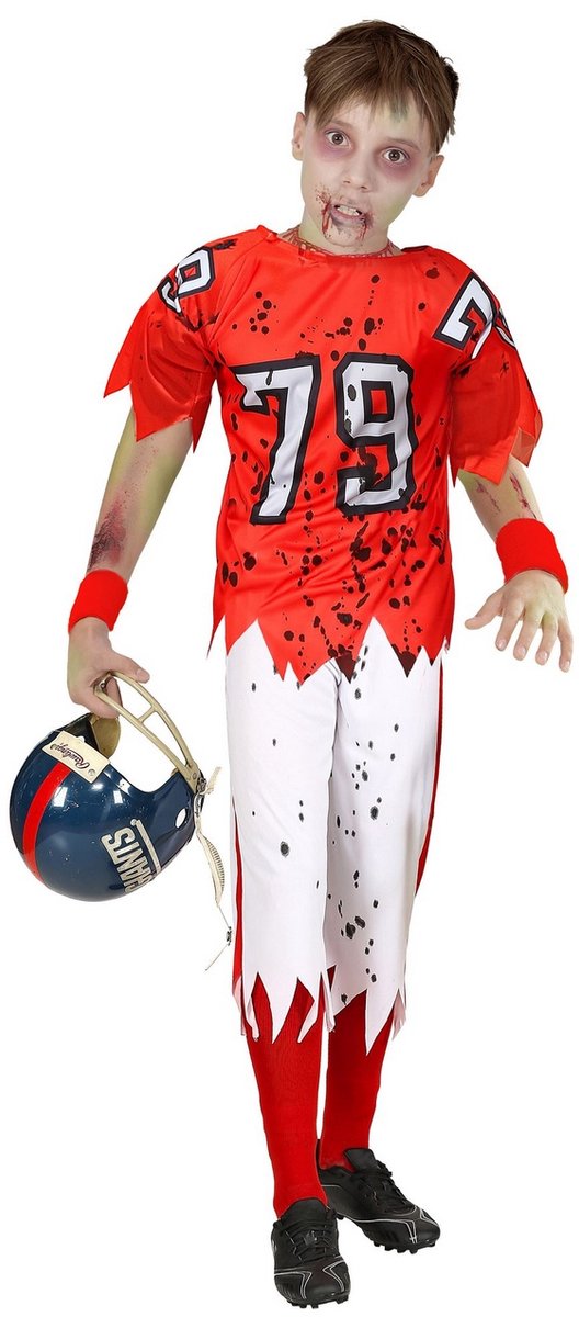 Zombie football kostuum kinderen