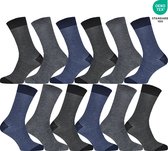GIANVAGLIA® 12 Pack - Gianvaglia Heren Sokken 12-pack katoen maat 39-42 SK-219