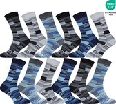 GIANVAGLIA® 12 Pack - Gianvaglia Heren Sokken 12-pack katoen maat 39-42 SK-204