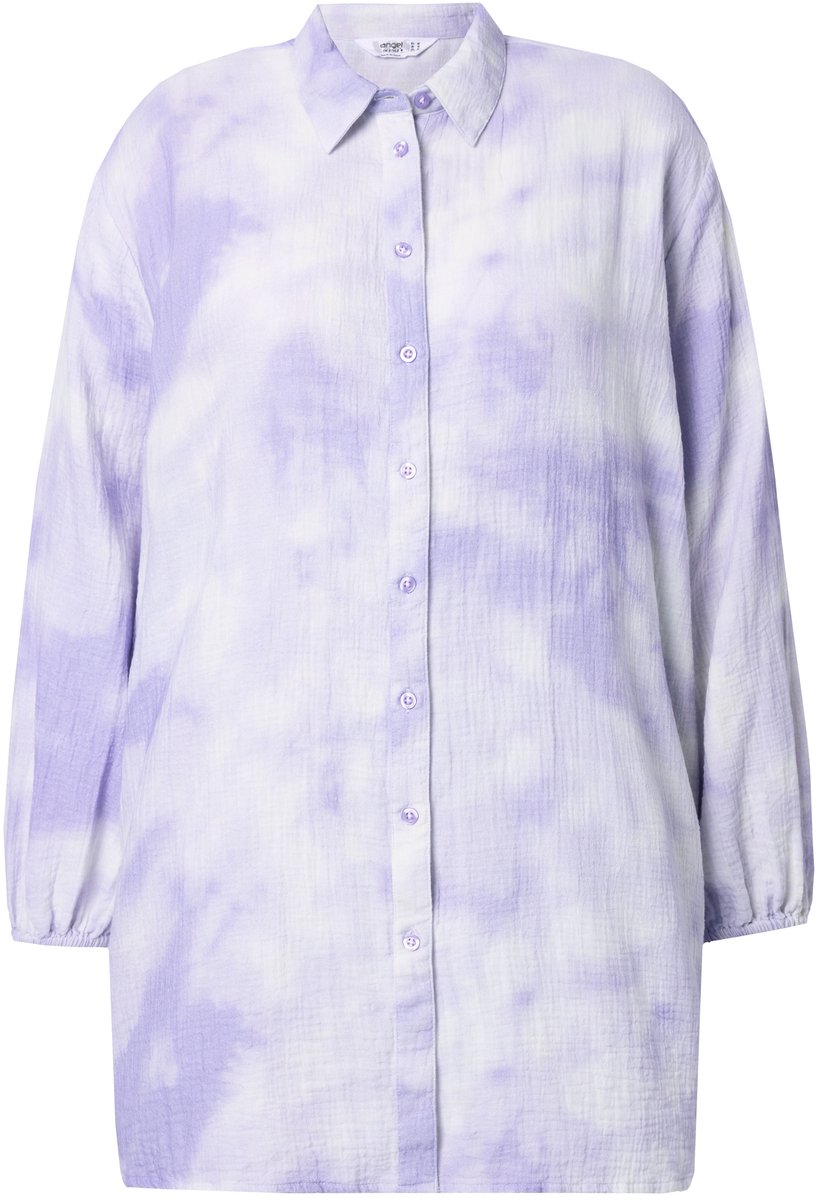 Angel of Style - Dames - Mousseline overhemdblouse batikpatroon - Seringpaars - Maat 50