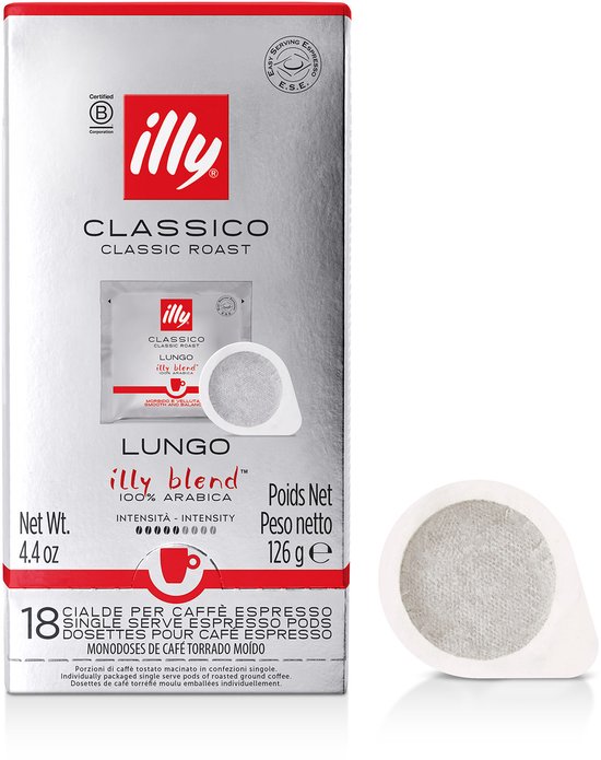 illy - E.S.E. servings Lungo 12 x 18 stuks