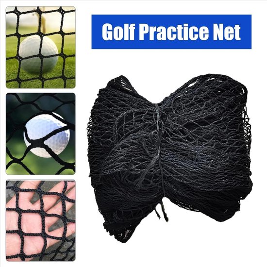 Golf net - ball safety net - football safety net - beschermnet - 4 x 5 m - doelnet - balbeschermer - 10 x 10 cm gaas - voor golf - baseball - hockey - voetbal - rugby - sportisolatie - balkon net van Merkloos — afbeelding 5