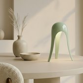 OMNIEXA Tafellamp - Sage Groen - Dimbaar en Draadloos - Designlamp - Oplaadbare LED Lamp – Uniek Organisch Ontwerp