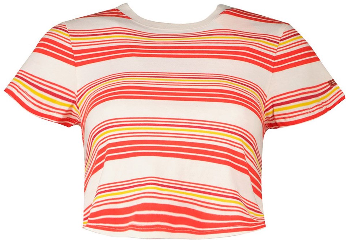 Superdry Vintage Crop Top M Vrouw Rood
