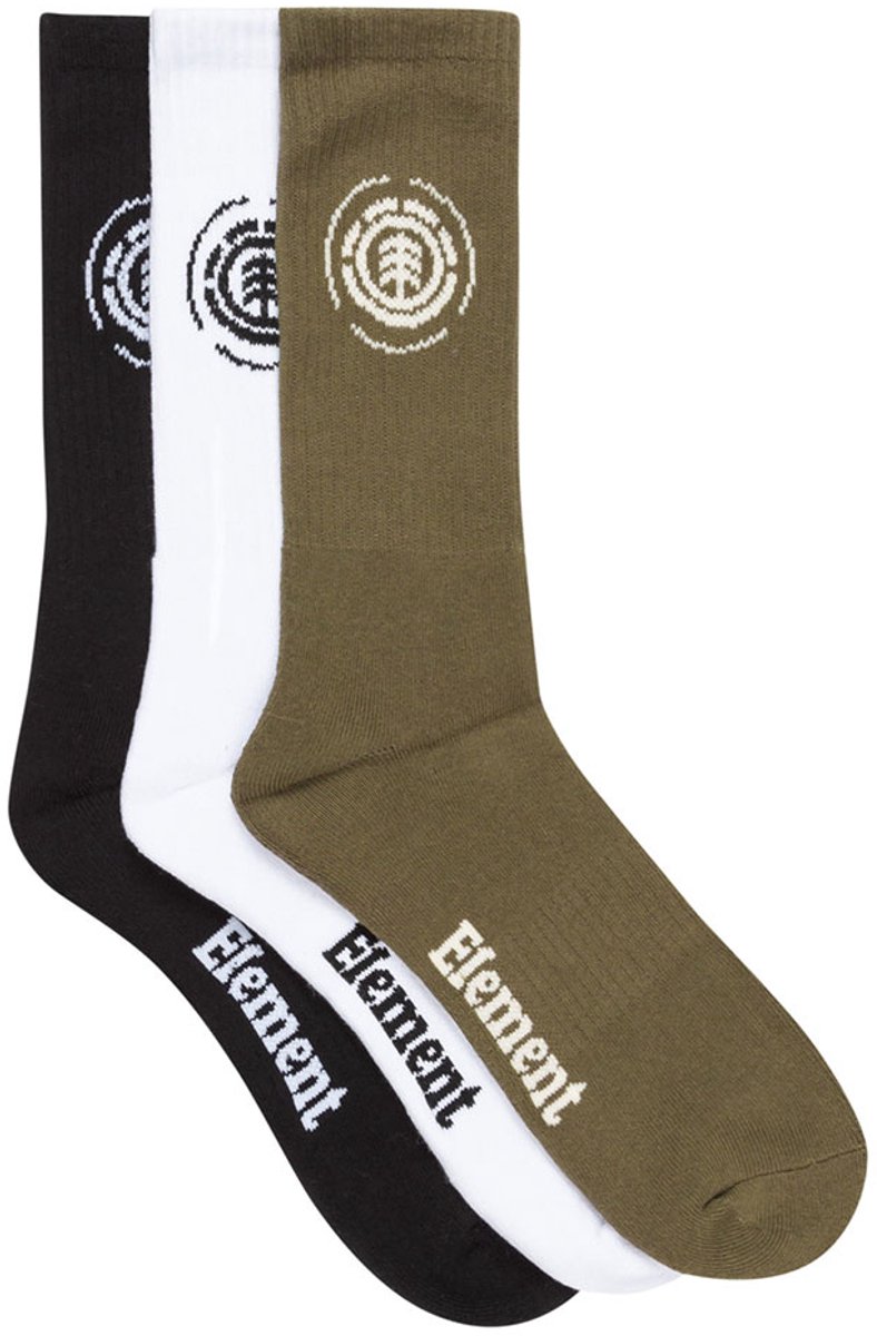 Element Icon Sokken 3 Paren Veelkleurig Man Multicolor