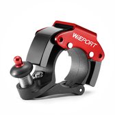 CYCLESPEED Fietsbel voor mountainbike, luide fietsbel, 100 dB, aluminiumlegering, racefietsbel, voor MTB, e-bike, kinderfiets, 22,2 mm