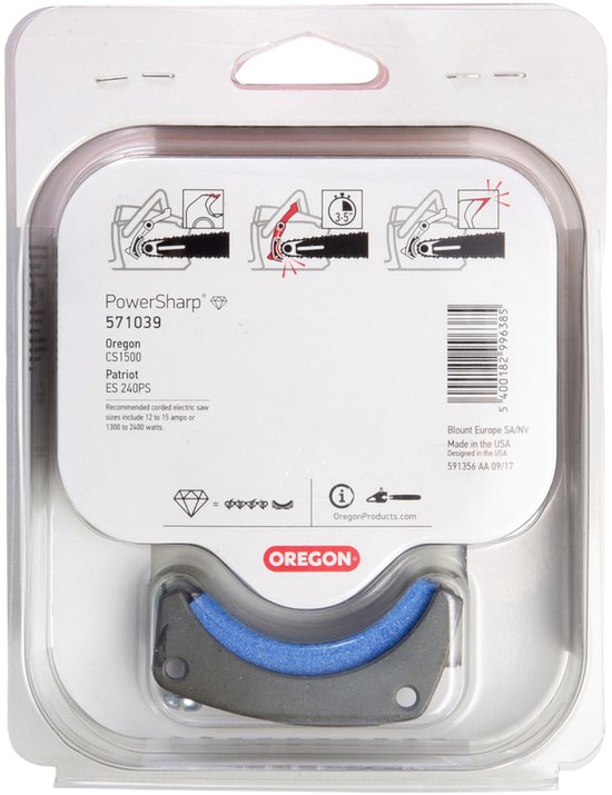 Oregon Powersharp zaagketting 45 cm 3/8" 1,3 mm 62 TG voor CS1500 ( 571039 ) — afbeelding 3