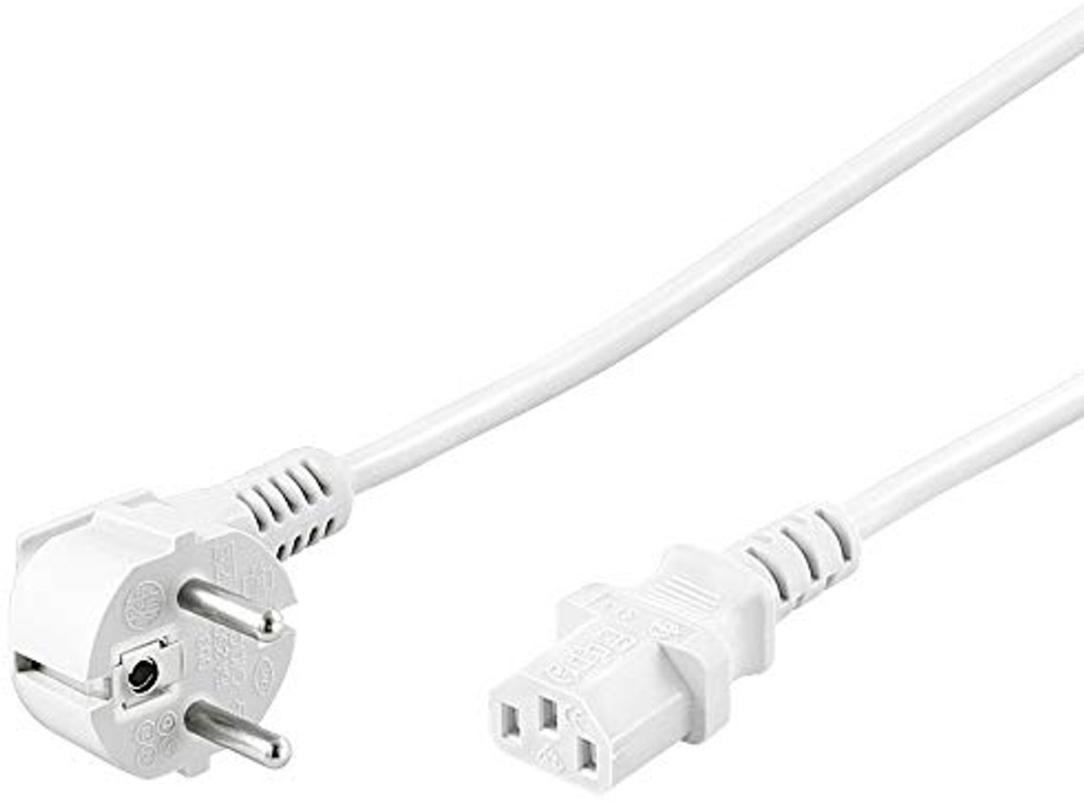 Stroomkabel 230V 5m met Geaard Contact - IEC 320 C13