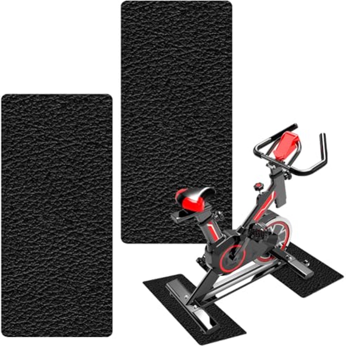 Opvouwbare vloerbeschermingsmat voor fitnessapparaten - Schokbestendig en Antislip, 2 Stuks